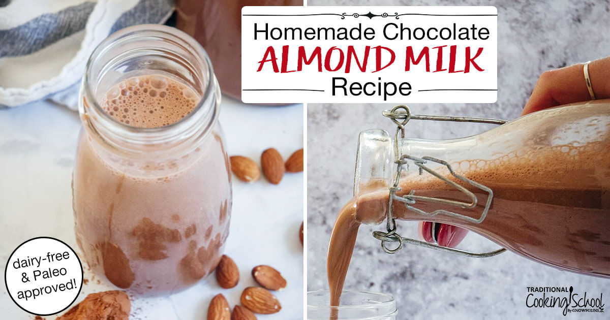 Easy Homemade Chocolate Almond Milk: 3 Ingredients, Dairy-Free